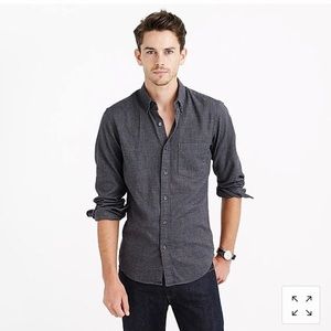 J Crew (M) slim fit heather houndstooth shirt 🥼
